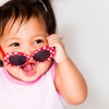 Children are susceptible to the sun's harmful rays and should wear sunglasses when outside