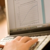 The results are generated as a line graph, showing current predicted risk, and optimised modified risk
